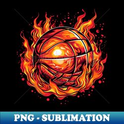 Basketball Heat - PNG Transparent Sublimation Design - Perfect for Sublimation Art
