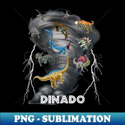 Dinosaur Tornado DINADO - Stylish Sublimation Digital Download - Instantly Transform Your Sublimation Projects