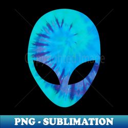 Alien Extra Terrestrial Tie Dye - PNG Transparent Sublimation File - Fashionable and Fearless