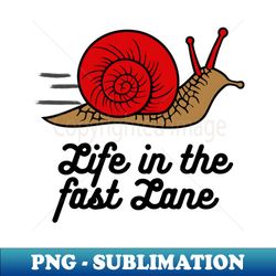 Fast Snail - Exclusive Sublimation Digital File - Enhance Your Apparel with Stunning Detail