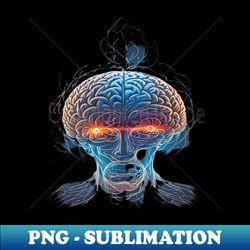 Human Brain - PNG Transparent Sublimation File - Bring Your Designs to Life