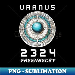 FreenBecky Uranus - PNG Transparent Digital Download File for Sublimation - Bold & Eye-catching