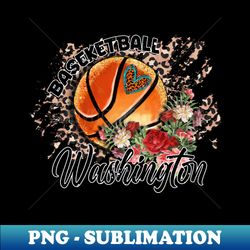 aesthetic pattern washington basketball gifts vintage styles - png sublimation digital download - defying the norms