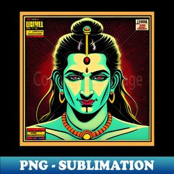 Dancing With Lord Shiva Vinyl Record Vol 6 - Premium Sublimation Digital Download - Perfect for Creative Projects