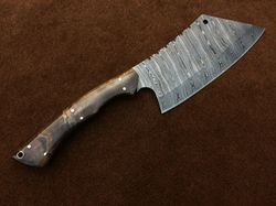 Custom Handmade Damascus Steel Professional Chef Knife,Meat Cleaver