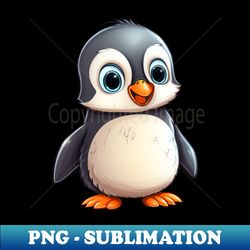 cute baby penguin - png transparent sublimation design - stunning sublimation graphics