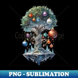 Christmas tree Yggdrasil - Instant PNG Sublimation Download - Boost Your Success with this Inspirational PNG Download