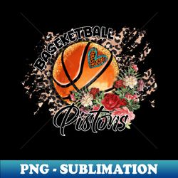 aesthetic pattern pistons basketball gifts vintage styles - exclusive png sublimation download - perfect for sublimation mastery