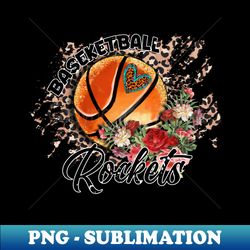 aesthetic pattern rockets basketball gifts vintage styles - instant sublimation digital download - perfect for sublimation art