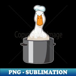 duck chef cooking pot chef hat - high-quality png sublimation download - capture imagination with every detail
