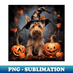 Australian terrier Halloween - High-Quality PNG Sublimation Download - Perfect for Sublimation Mastery