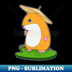 Hamster Raining Umbrella - Exclusive Sublimation Digital File - Perfect for Sublimation Mastery