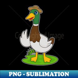 duck hat - special edition sublimation png file - enhance your apparel with stunning detail