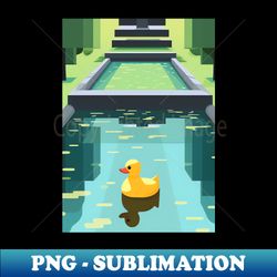 Duck Pixeled Art - Trendy Sublimation Digital Download - Bring Your Designs to Life