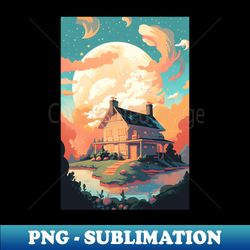 Evening Sky - PNG Transparent Sublimation Design - Spice Up Your Sublimation Projects