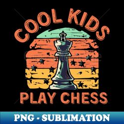Chess Chessmen Chessboxing Gift for Cool Kids - Exclusive PNG Sublimation Download - Perfect for Creative Projects