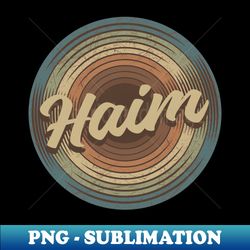 Haim Vintage Vinyl - Digital Sublimation Download File - Unlock Vibrant Sublimation Designs