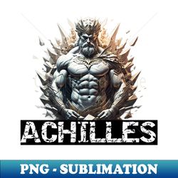 Abstract Portrait of Achilles from Greek Mythology - Exclusive PNG Sublimation Download - Create with Confidence