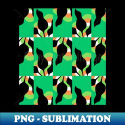 Black and green of color - Professional Sublimation Digital Download - Bold & Eye-catching
