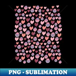 Hearts and Cakes - High-Quality PNG Sublimation Download - Create with Confidence