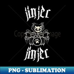 Jinjer - Vintage Sublimation PNG Download - Bring Your Designs to Life