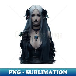 Elf Gothic Girl - High-Quality PNG Sublimation Download - Vibrant and Eye-Catching Typography