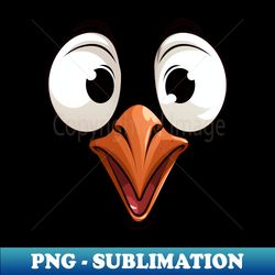 Cartoon Turkey Face Thanksgiving Day - Unique Sublimation PNG Download - Boost Your Success with this Inspirational PNG Download