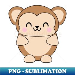 Cute Baby Monkey - Exclusive PNG Sublimation Download - Unleash Your Creativity