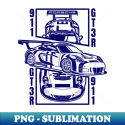911 GT3 R - Artistic Sublimation Digital File - Fashionable and Fearless