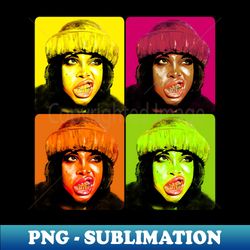 Erykah Badu  Vintage RNB - PNG Transparent Digital Download File for Sublimation - Create with Confidence