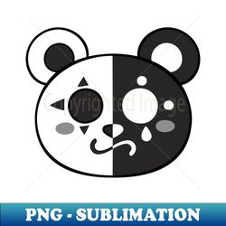 bipolar bear face logo - professional sublimation digital download - capture imagination with every detail