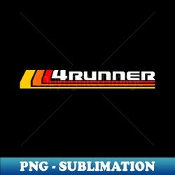 4 RUNNER retro vintage heritage colors - Exclusive PNG Sublimation Download - Revolutionize Your Designs