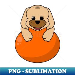 Dog puppy with Balloon - Instant Sublimation Digital Download - Enhance Your Apparel with Stunning Detail