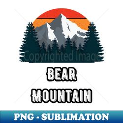 Bear Mountain - High-Quality PNG Sublimation Download - Enhance Your Apparel with Stunning Detail