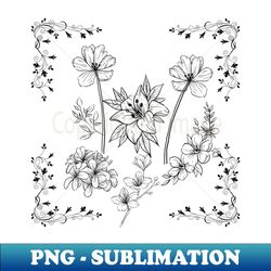 Flower set - Instant Sublimation Digital Download - Vibrant and Eye-Catching Typography