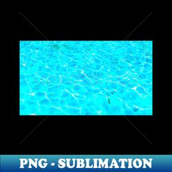 dramatic cool blue summer water photo - decorative sublimation png file - capture imagination with every detail