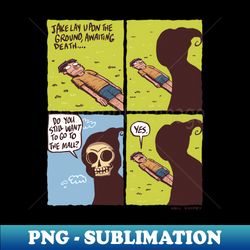 awaiting death - Instant Sublimation Digital Download - Stunning Sublimation Graphics