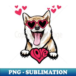 Funny Shiba Inu Dog Valentines Day Dog Mom - Exclusive PNG Sublimation Download - Defying the Norms