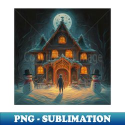 horror christmas - PNG Transparent Digital Download File for Sublimation - Stunning Sublimation Graphics