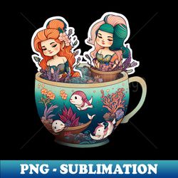 Cuppa Ladies - Instant PNG Sublimation Download - Bring Your Designs to Life