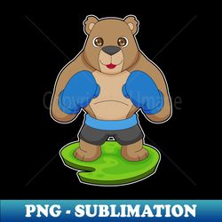 bear boxer boxing gloves boxing - vintage sublimation png download - transform your sublimation creations