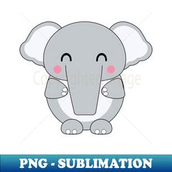 cute baby elephant - aesthetic sublimation digital file - revolutionize your designs