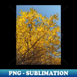 Autumn Leaves Print - Signature Sublimation PNG File - Vibrant and Eye-Catching Typography