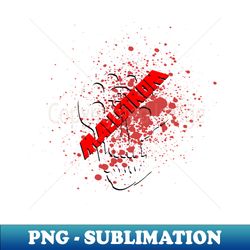Cyberpunk MAELSTROM Splatter - Retro PNG Sublimation Digital Download - Unlock Vibrant Sublimation Designs