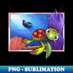 baby sea turtle - unique sublimation png download - transform your sublimation creations