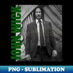 John Wick  John Wick Retro Aesthetic Fan Art  90s - Exclusive Sublimation Digital File - Unleash Your Inner Rebellion