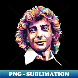 Barry Manilow - Sublimation-Ready PNG File - Enhance Your Apparel with Stunning Detail