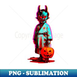 Adorable Pumpkin Kid Retro Halloween - Professional Sublimation Digital Download - Boost Your Success with this Inspirational PNG Download