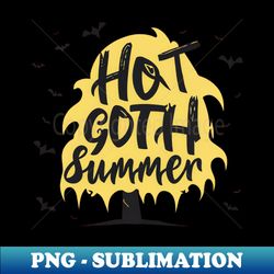 Hot Goth Summer Buff - Premium PNG Sublimation File - Defying the Norms