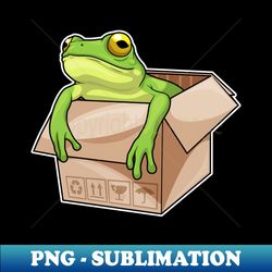 Frog Box - High-Quality PNG Sublimation Download - Stunning Sublimation Graphics